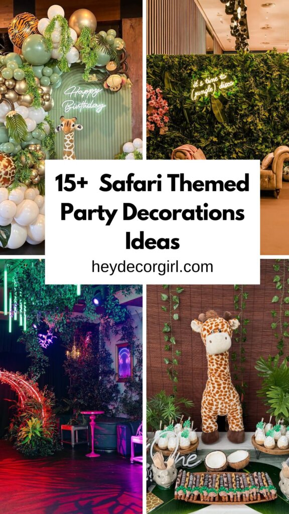 Safari Themed Party Decorations