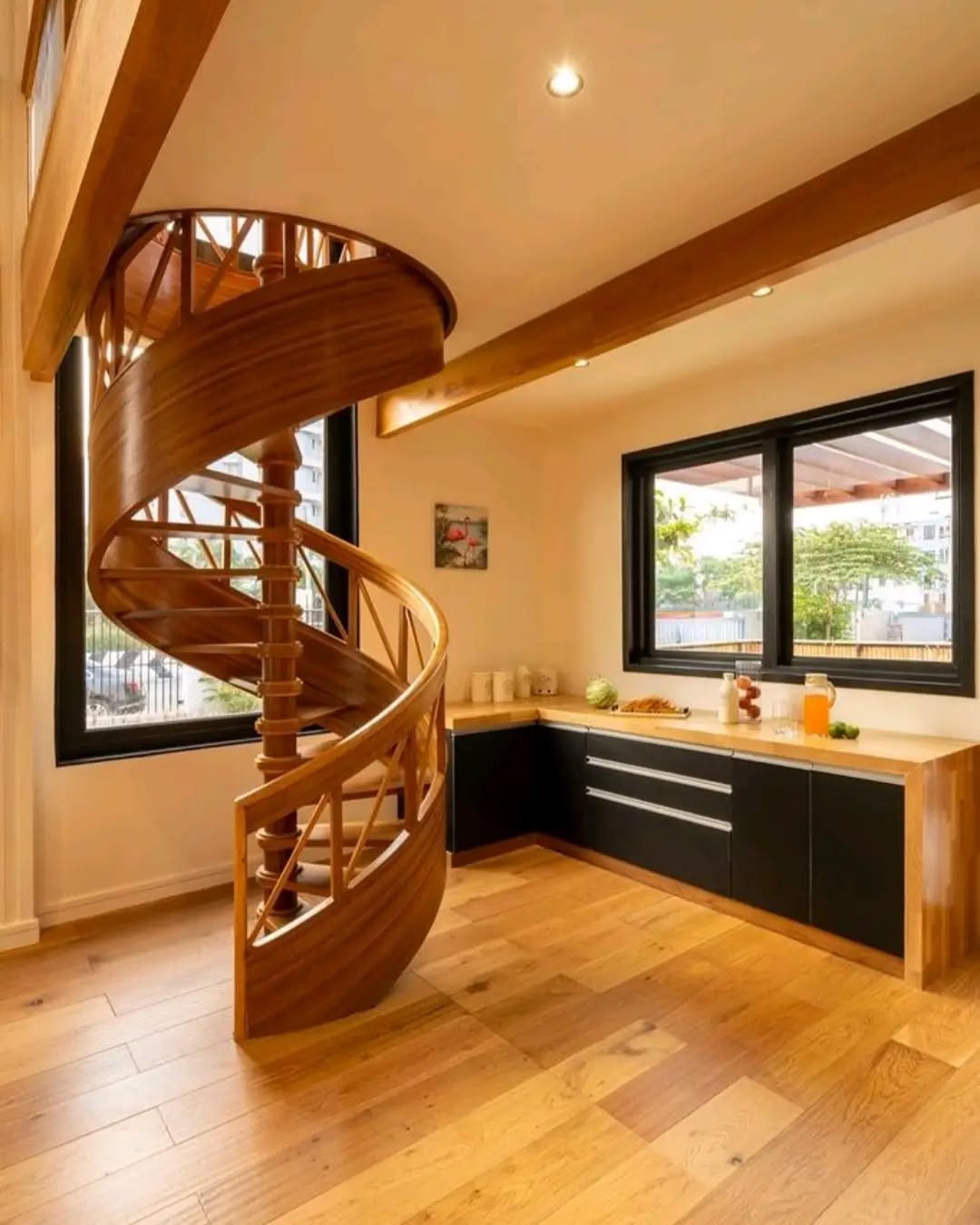 Wood Stairs