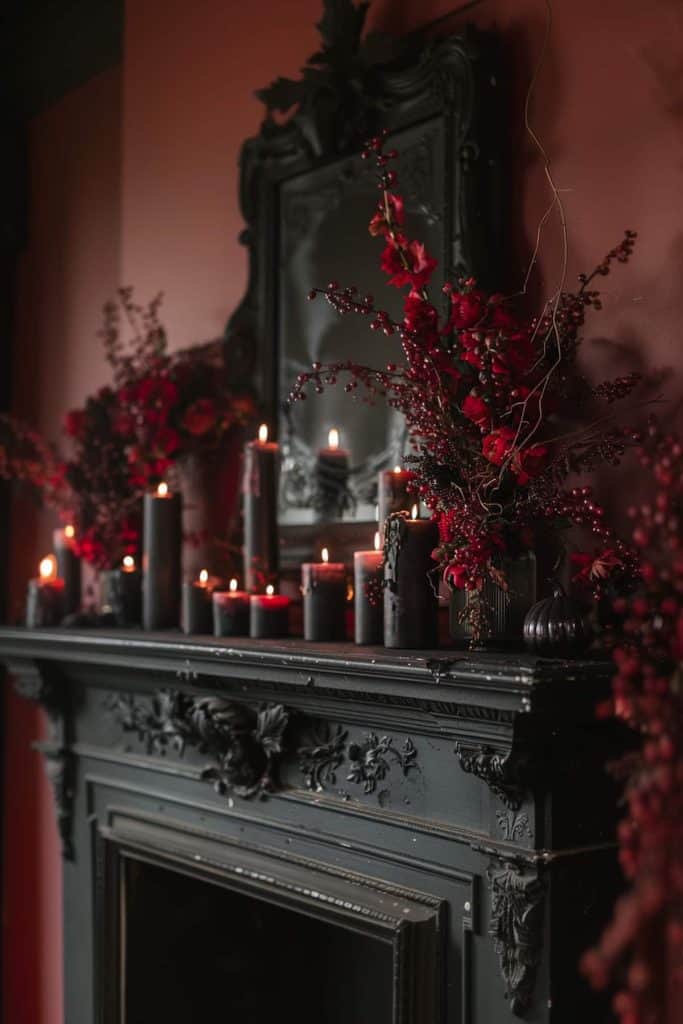 Halloween Mantel Decorations