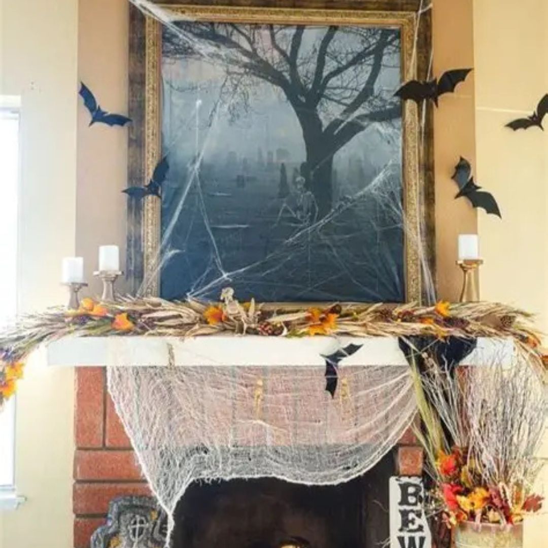 Halloween Mantel Decorations