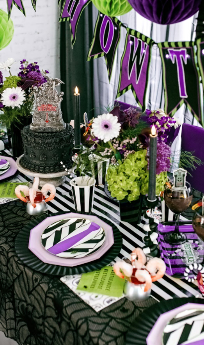 Beetlejuice Themed Halloween Decorations