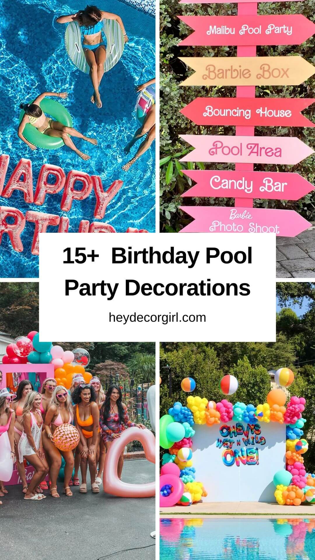 Birthday Pool Party Decorations | Fun & Stylish Ideas