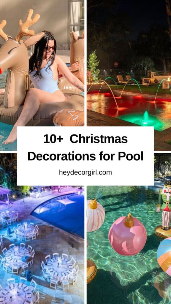 Christmas Decorations for Pool