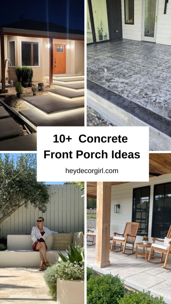 Concrete Front Porch Ideas
