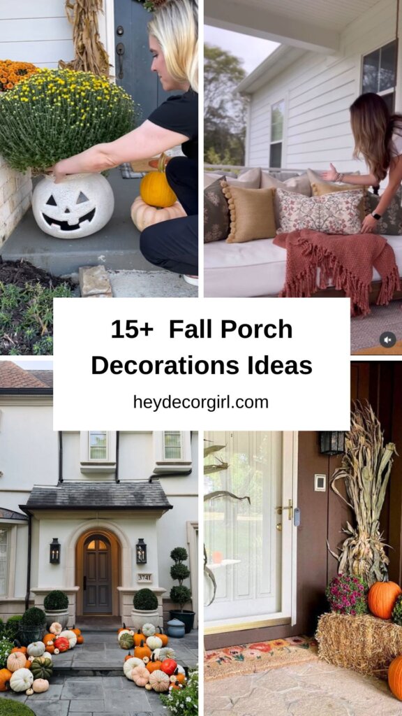 Fall Porch Decorations