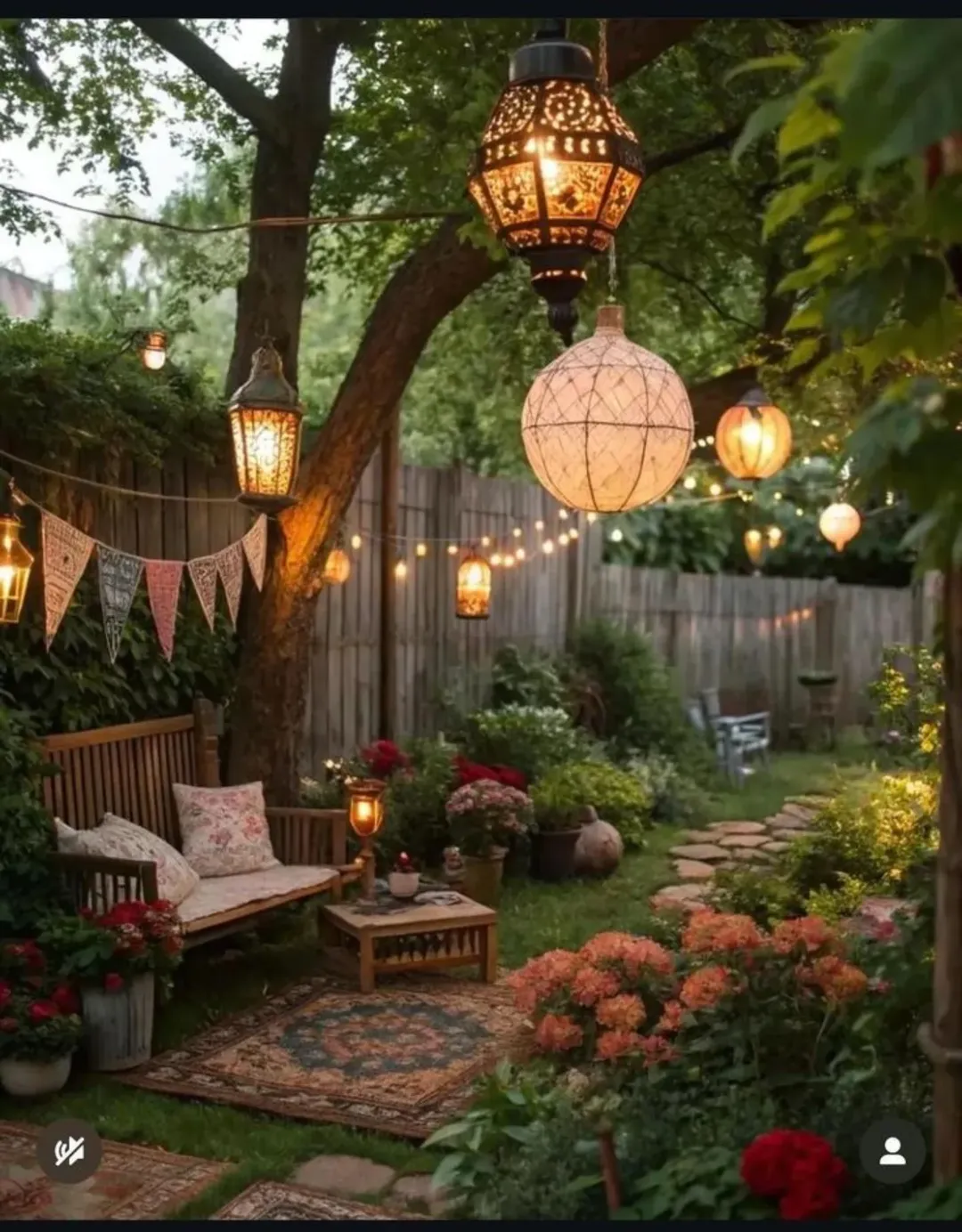 Backyard Lights Ideas