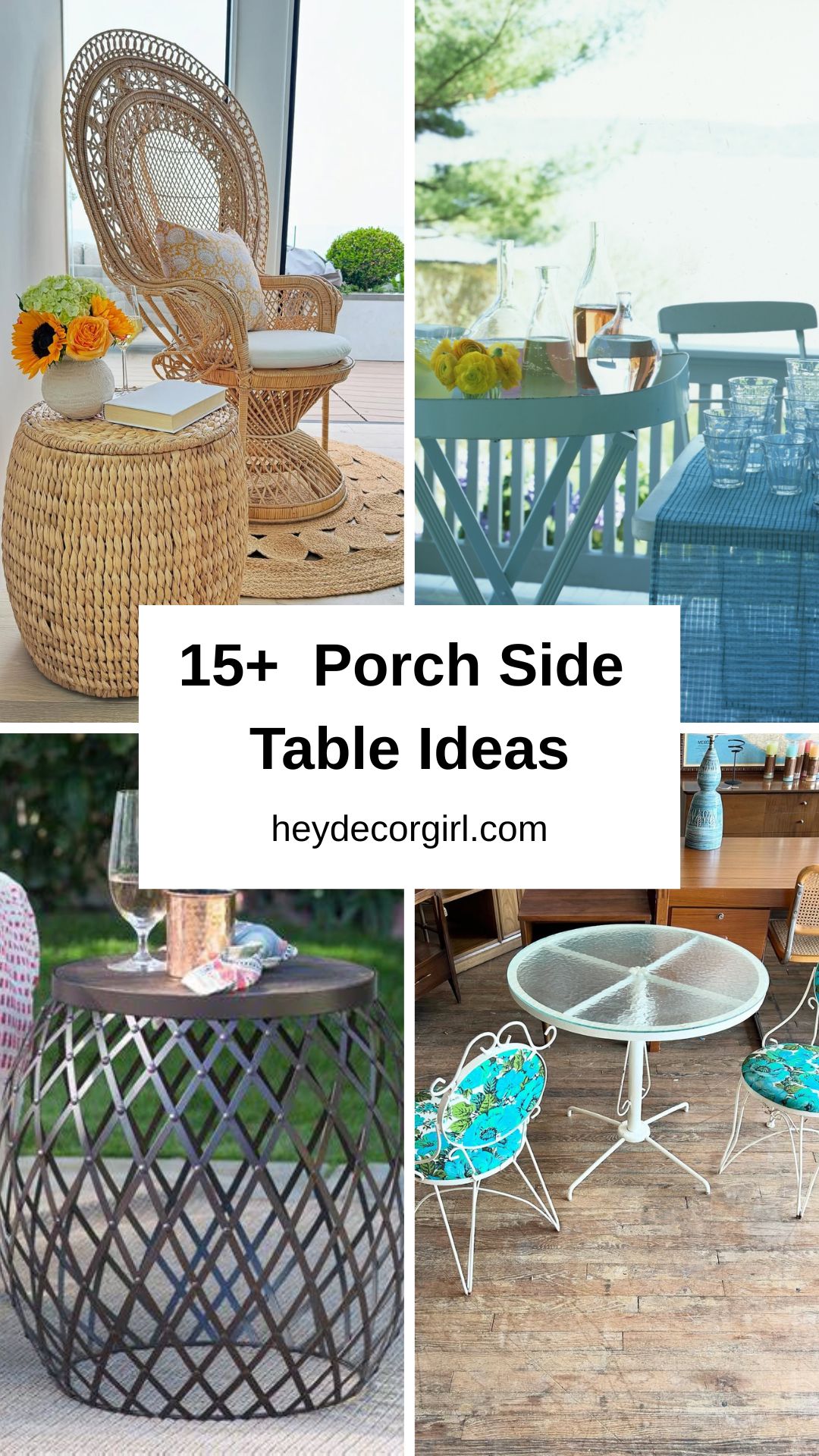 Porch Side Table Ideas to Elevate Your Outdoor Space