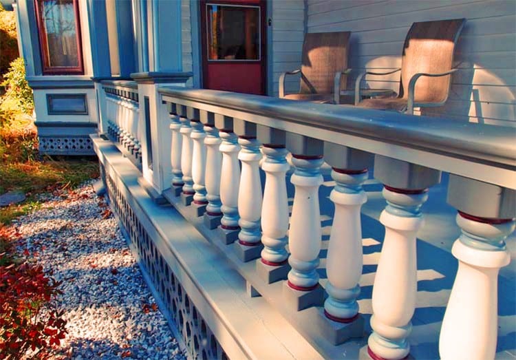 Wood Porch Railings