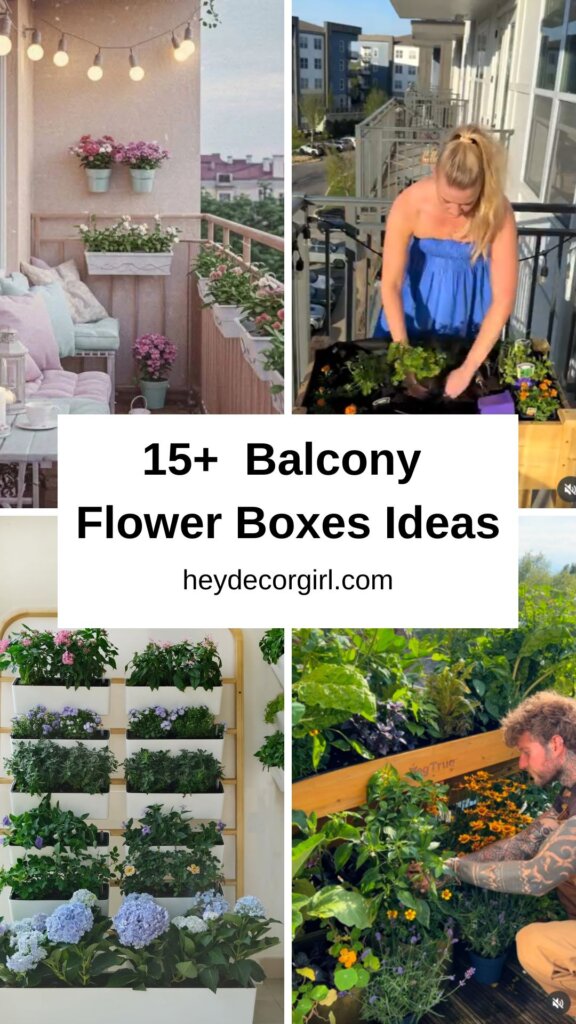 Balcony Flower Boxes