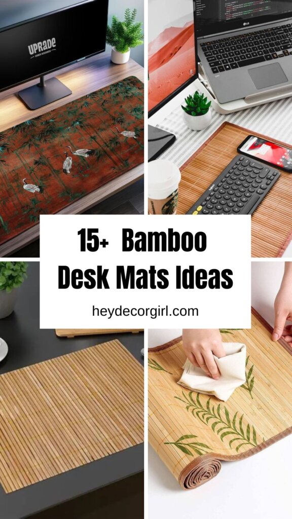 Bamboo Desk Mats