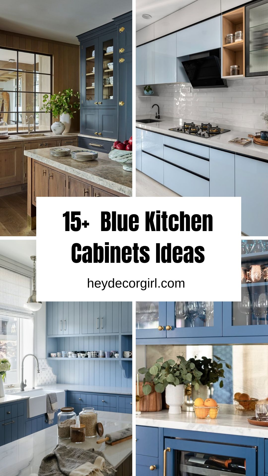 Blue Kitchen Cabinets Ideas: Stylish, Modern & Timeless Design