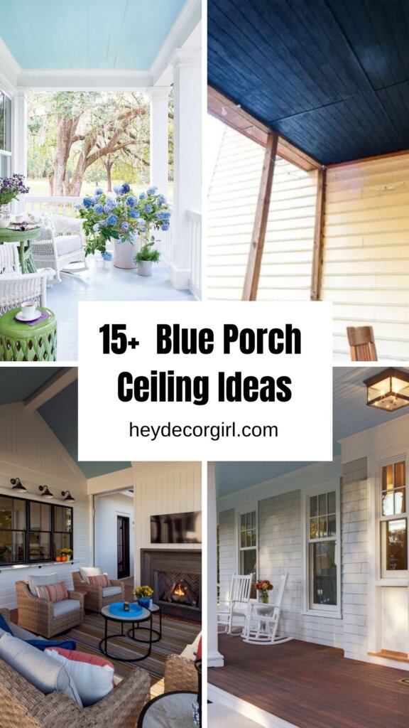 Blue Porch Ceiling Ideas