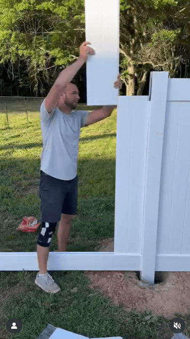 White Plastic Fence