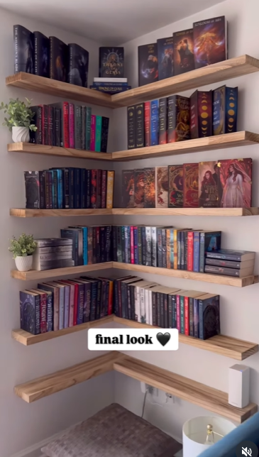 Corner Bookshelf Ideas