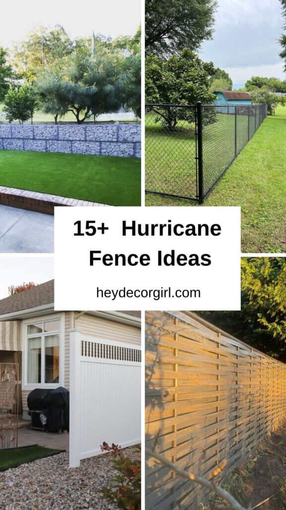 Hurricane Fence Ideas