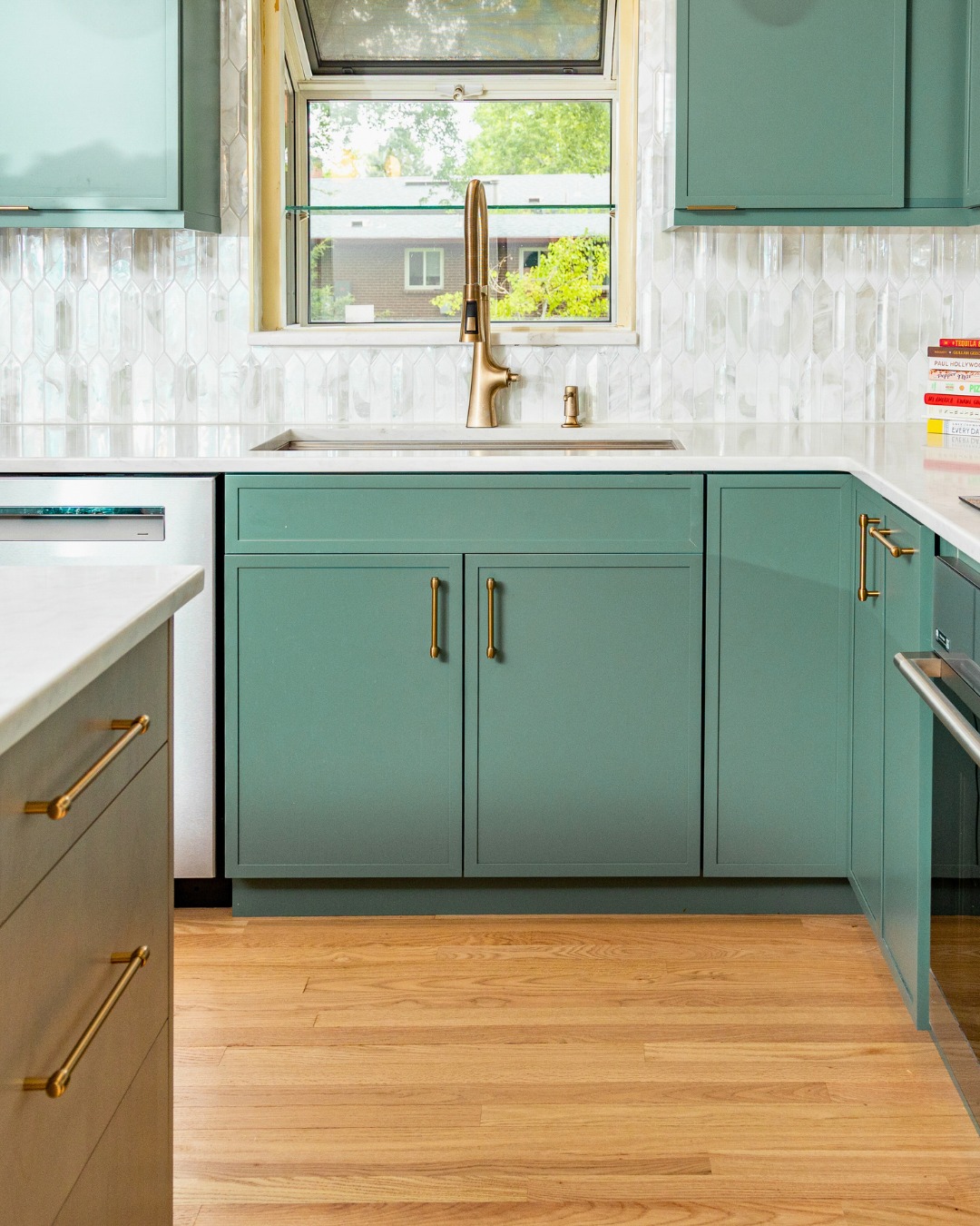 Light Green Kitchen Cabinets