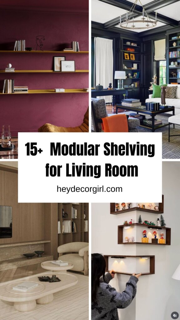 Modular Shelving for Living Room