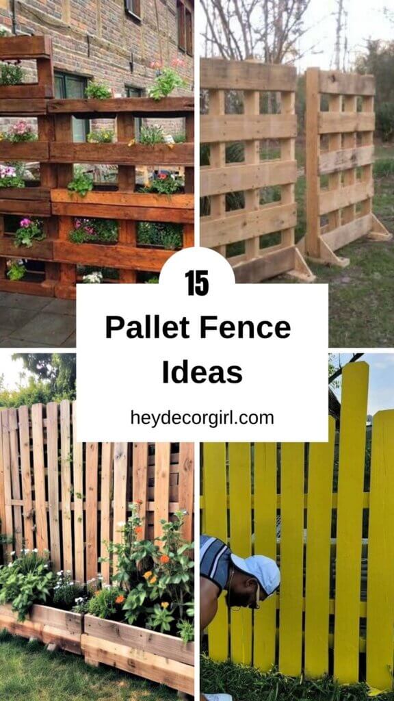 Pallet Fence Ideas