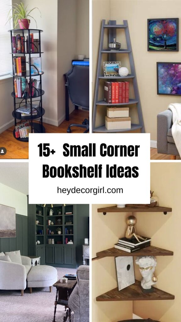 Small Corner Bookshelf Ideas