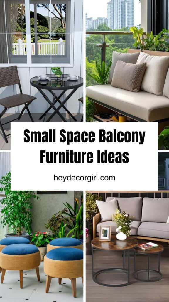 Small Space Balcony Furniture