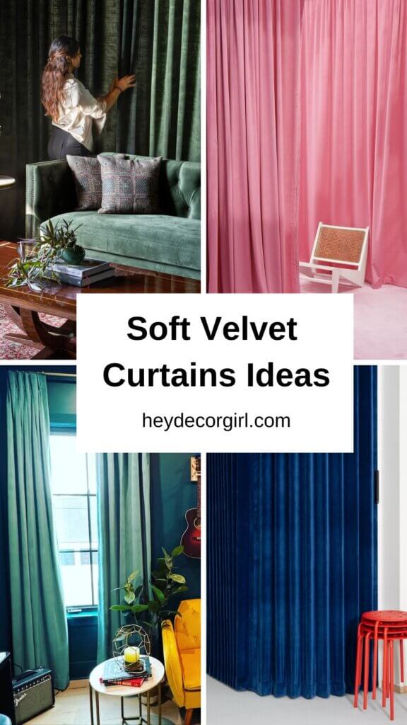 Soft Velvet Curtains Ideas