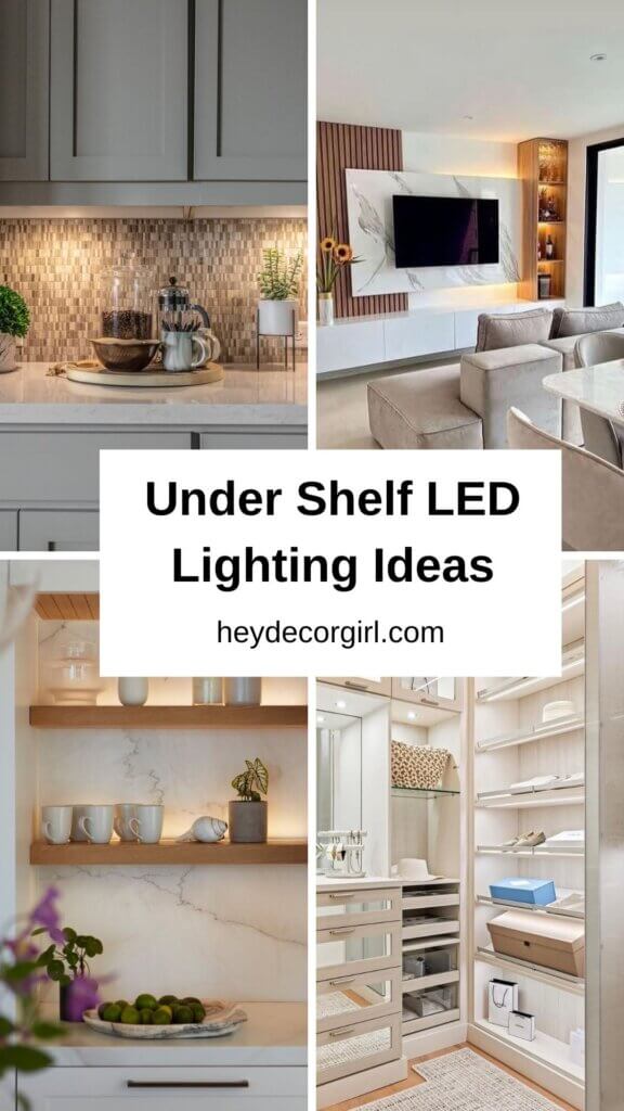 Under Shelf LED Lighting Ideas