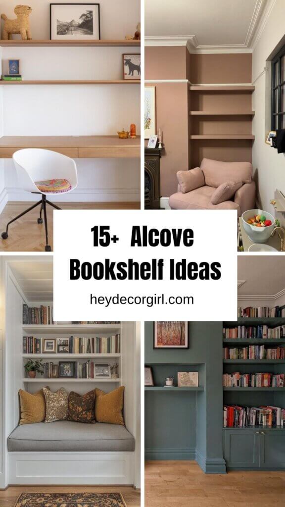 Alcove Bookshelf Ideas