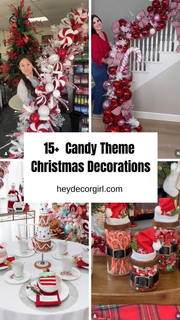 Candy Theme Christmas Decorations