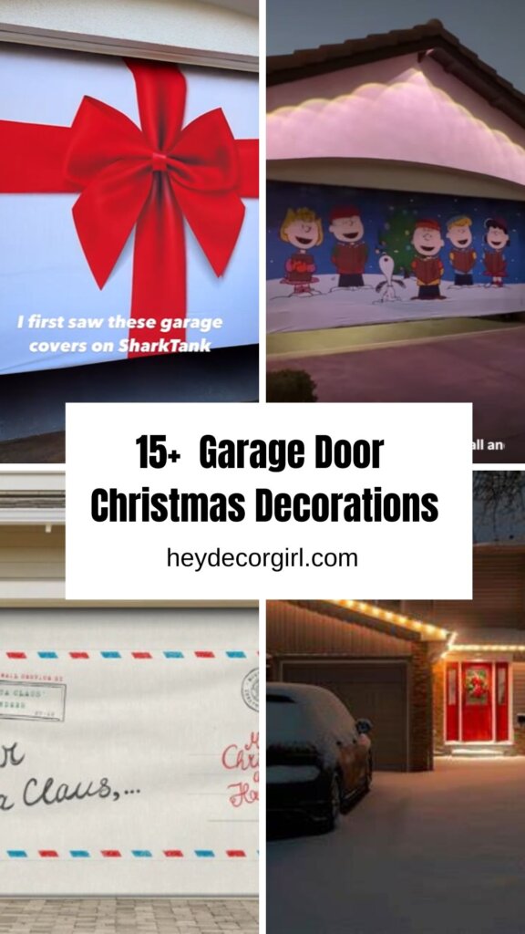 Garage Door Christmas Decorations