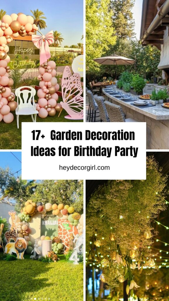 Garden Decoration Ideas for Birthday Party