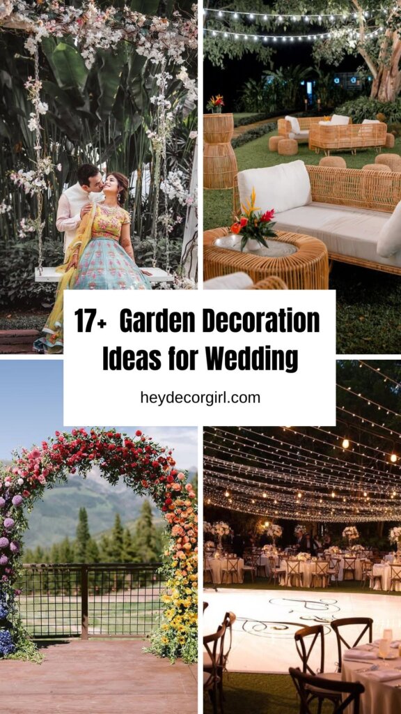 Garden Decoration Ideas for Wedding
