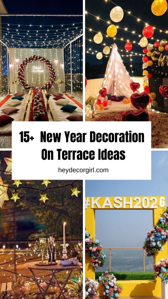 New Year Decoration on Terrace