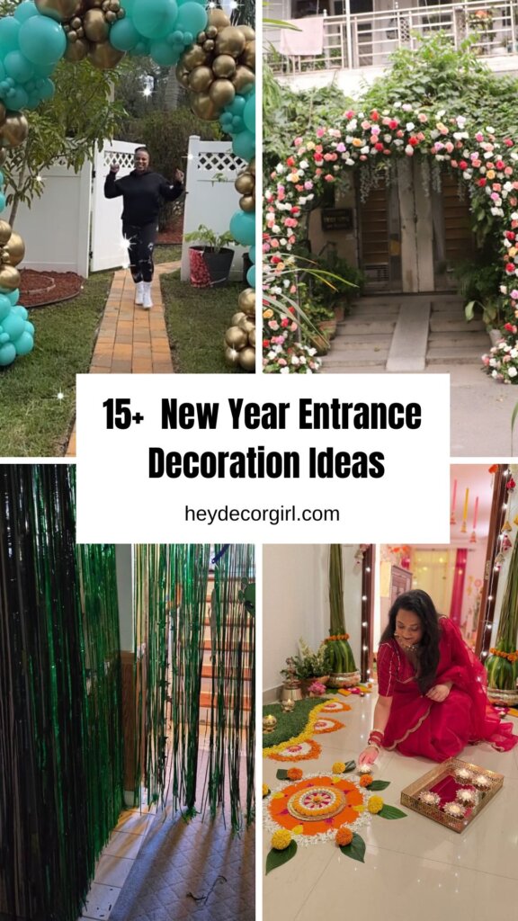 New Year Entrance Decoration Ideas