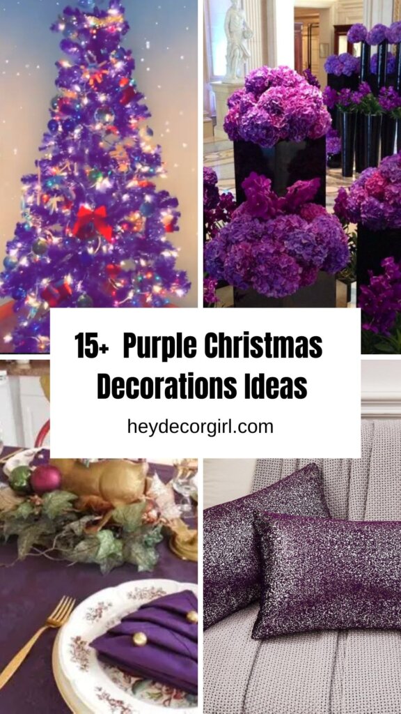 Purple Christmas Decorations