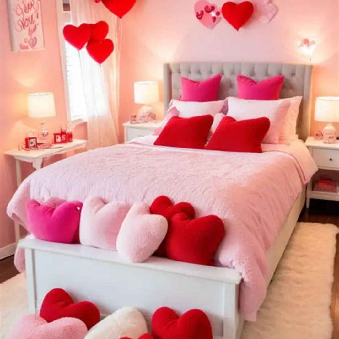 Valentine Bedroom Decoration Ideas