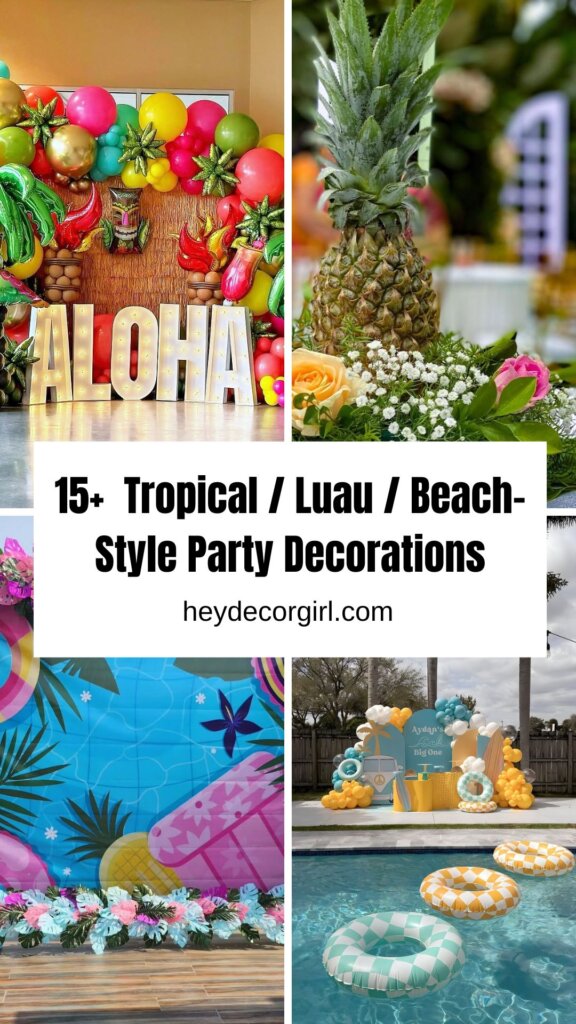 Tropical / Luau / Beach-Style Party Decorations