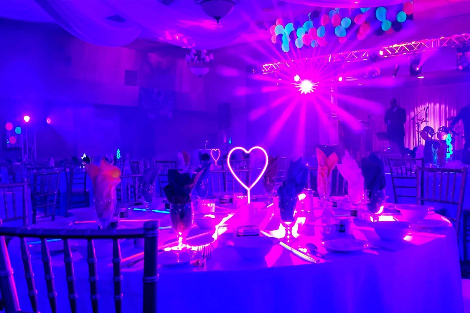 Neon & Glow / LED Light Party Decoration Ideas: Vibrant Decor