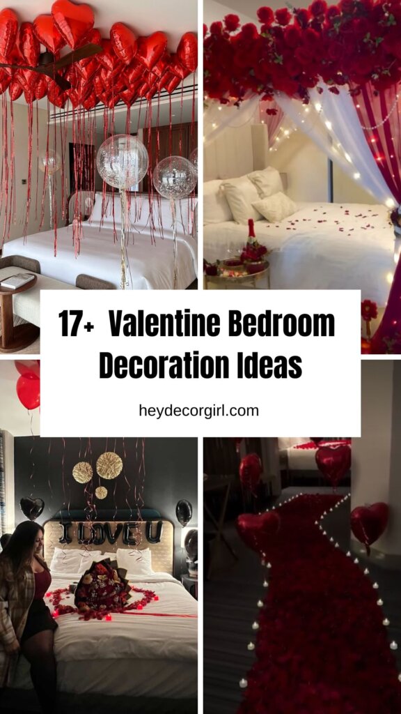 Valentine Bedroom Decoration Ideas