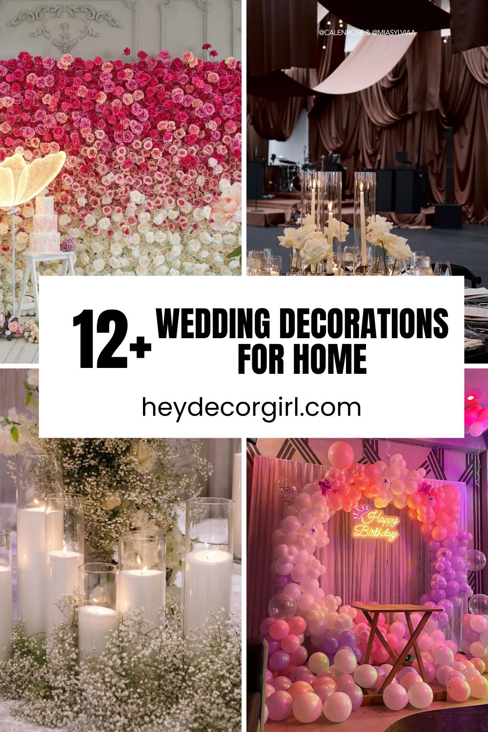 Wedding Decorations for Home