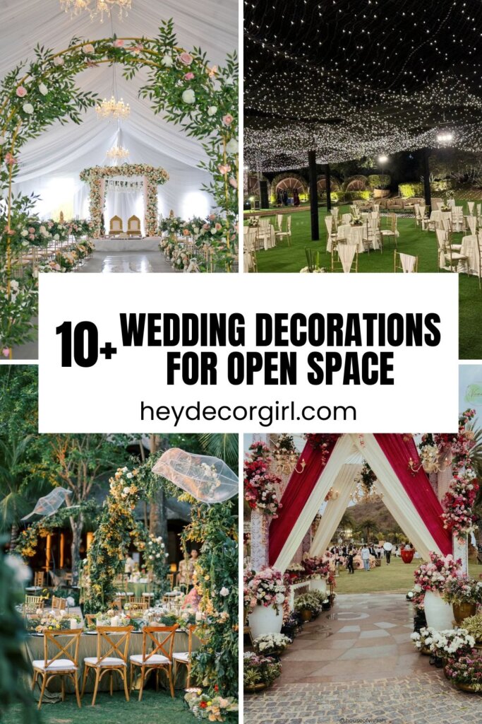 Wedding Decorations for Open Space