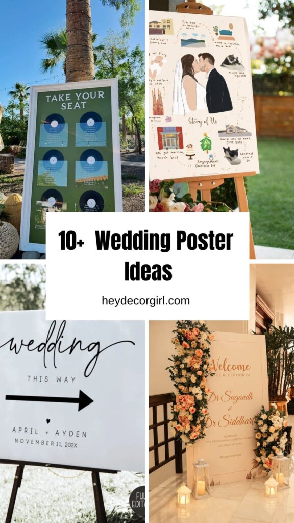 Wedding Poster Ideas