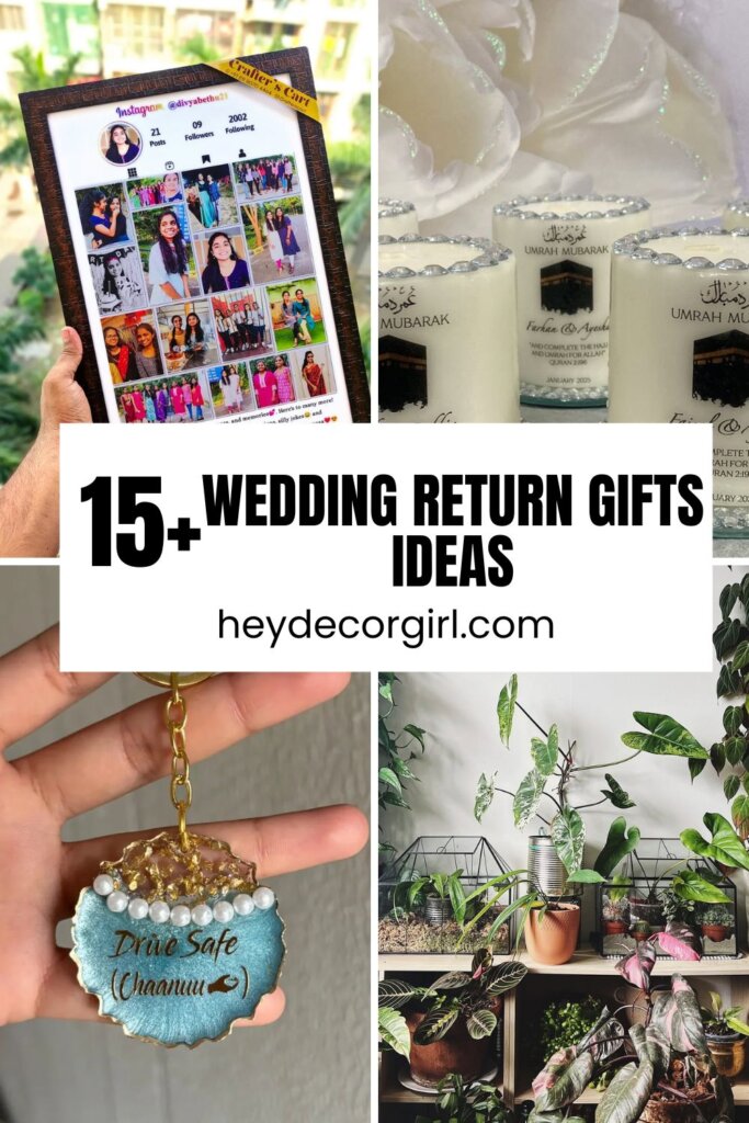 Wedding Return Gifts Ideas