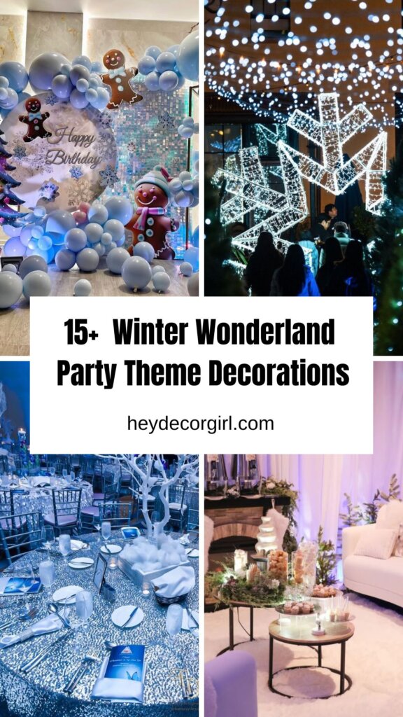 Winter Wonderland Party Theme Decorations