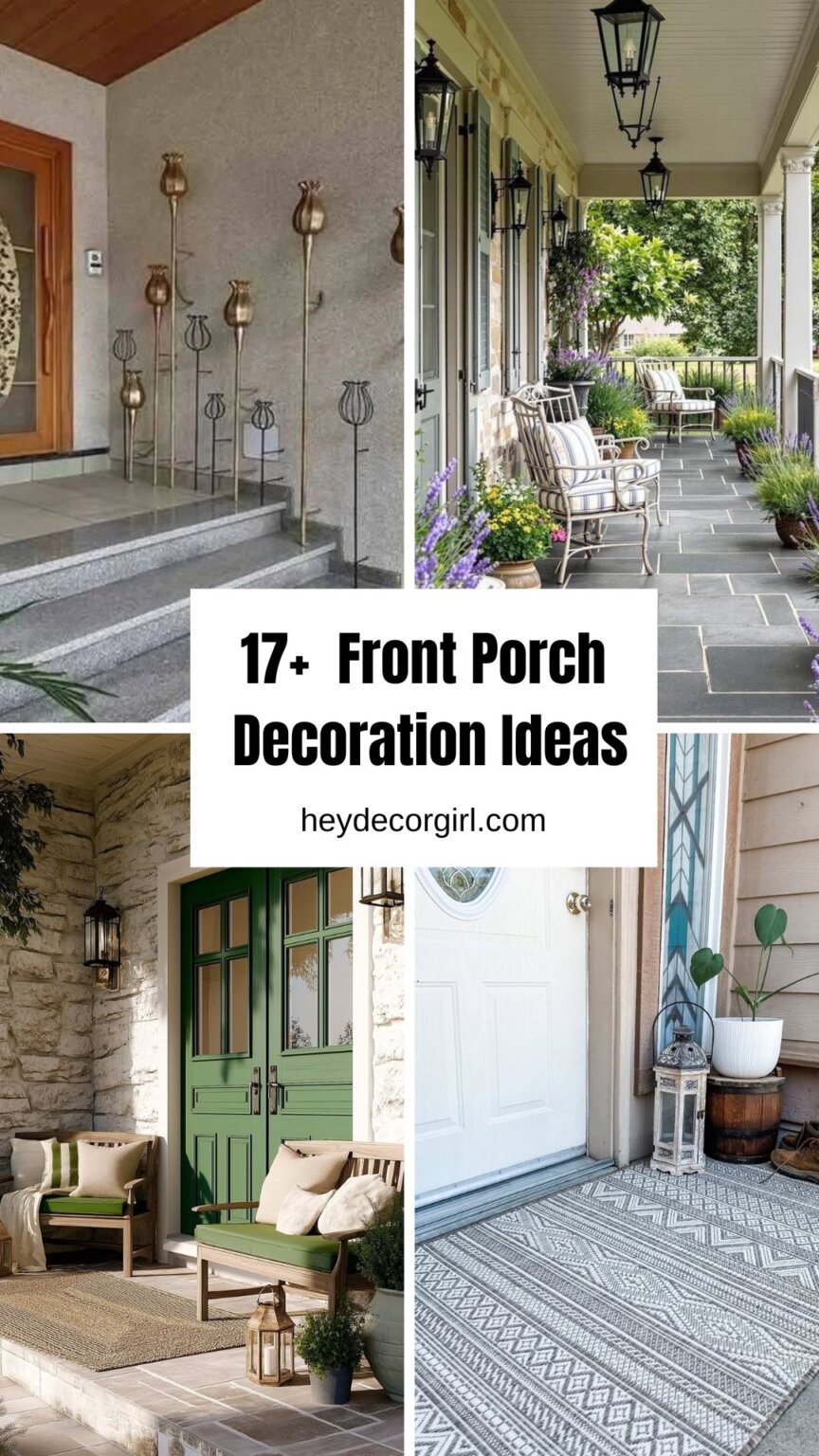 Front Porch Decoration Ideas to Boost Curb Appeal & Style