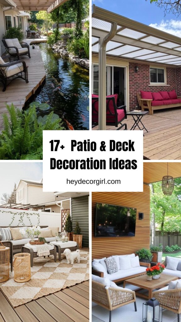 Patio & Deck Decoration Ideas