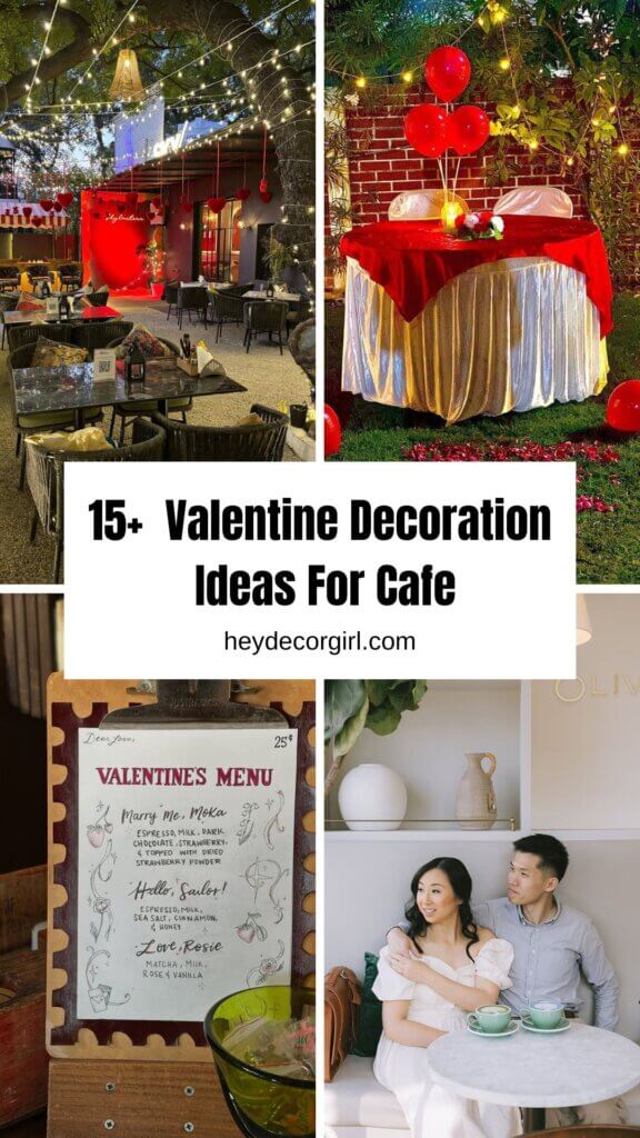 Valentine Decoration Ideas for Cafe