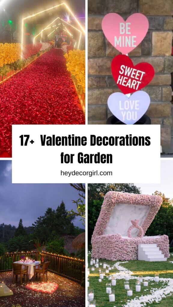 Valentine Decorations for Garden