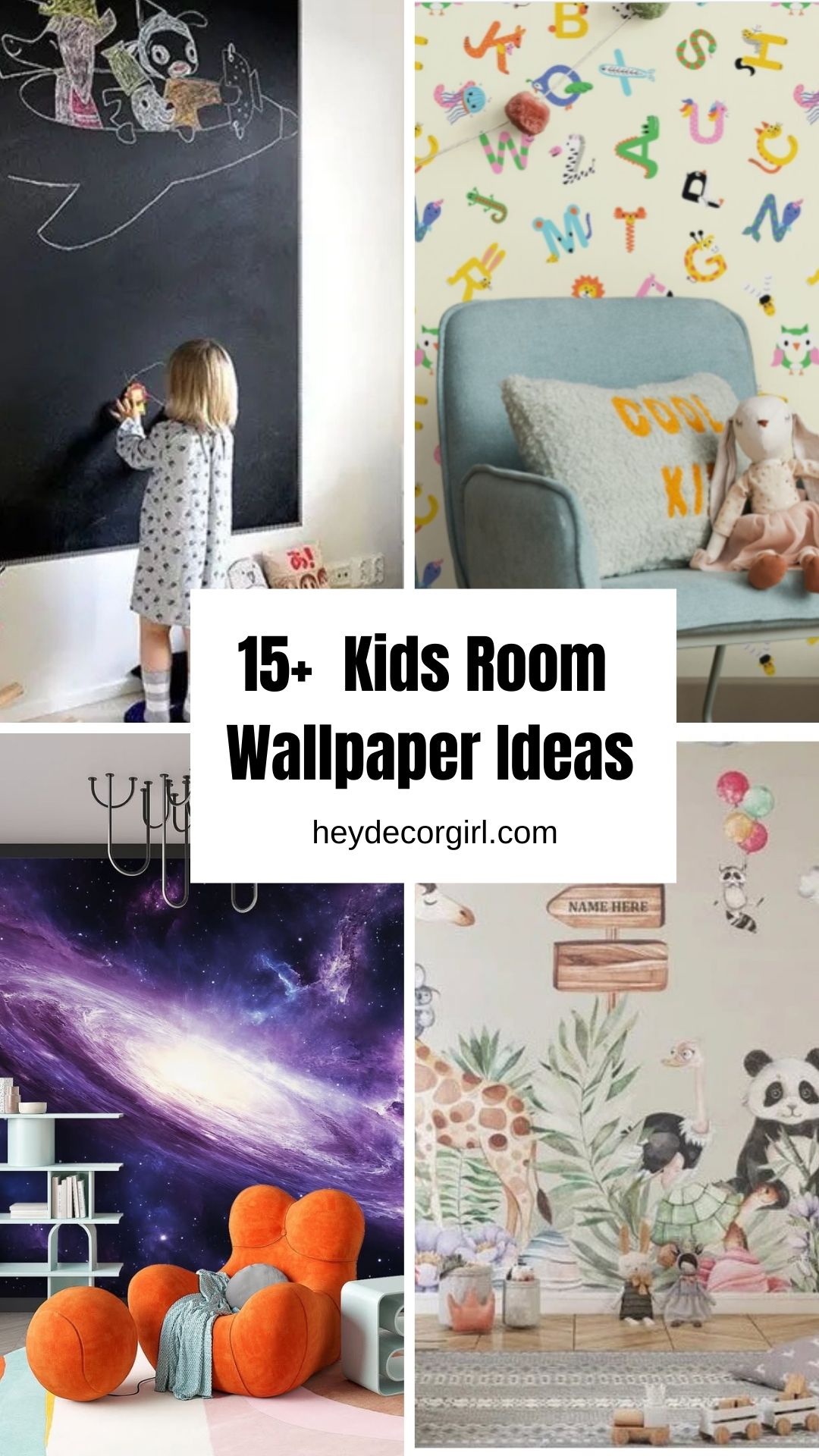 Kids Room Wallpaper Ideas for Bright, Fun and Creative Decor