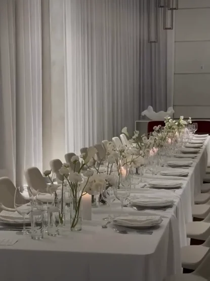 Elegant White Party Décor Ideas
