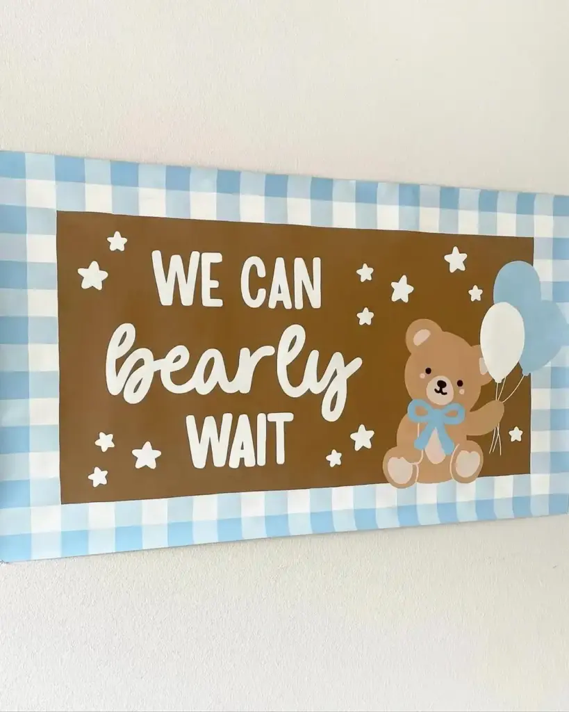 Teddy Bear Baby Shower Decor